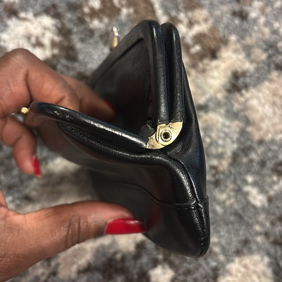 Vintage Coach Double Kiss lock change purse - Picture 5 of 9